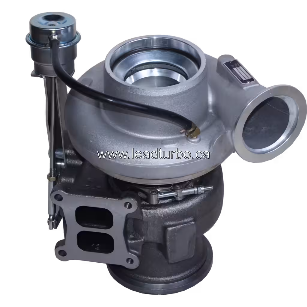 Repuesto turbo HX55W vista frontal y lateral