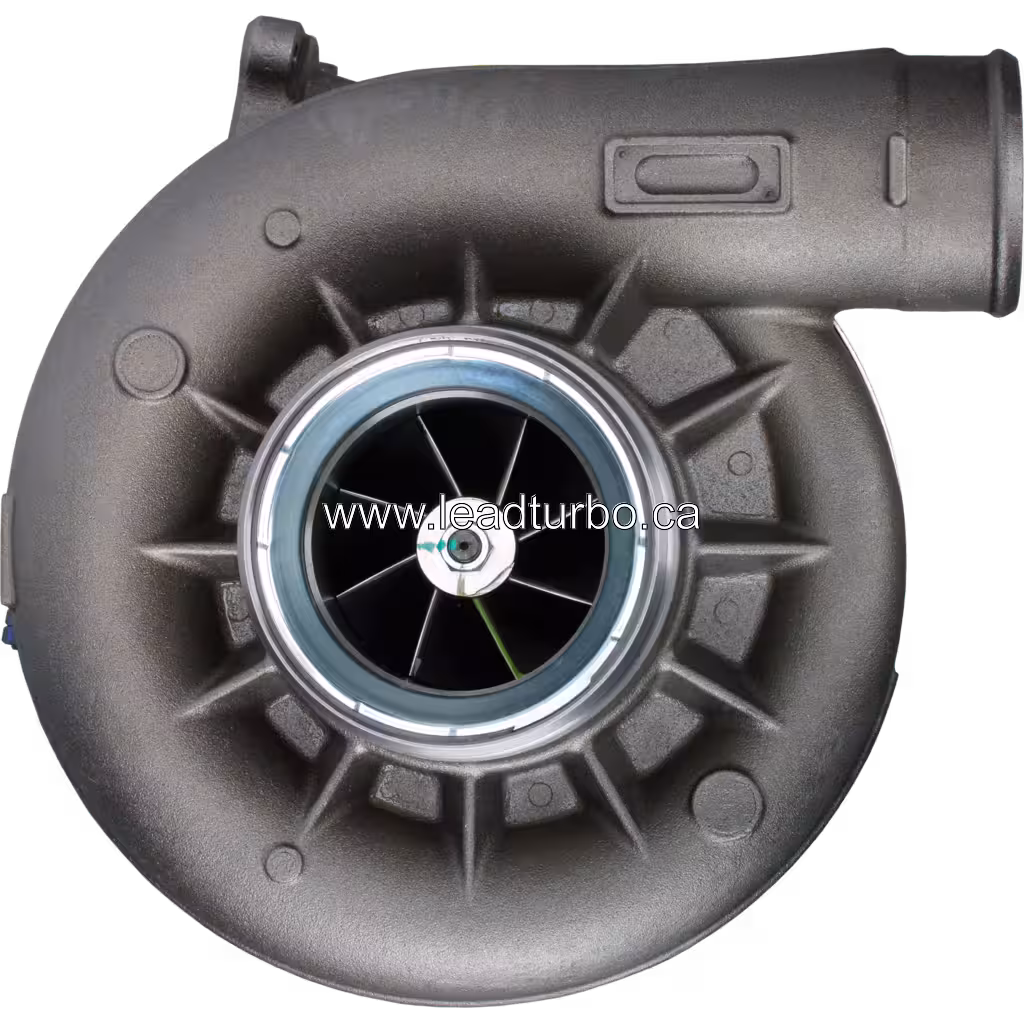 Detalle de la carcasa del turbocompresor Cummins QSK38