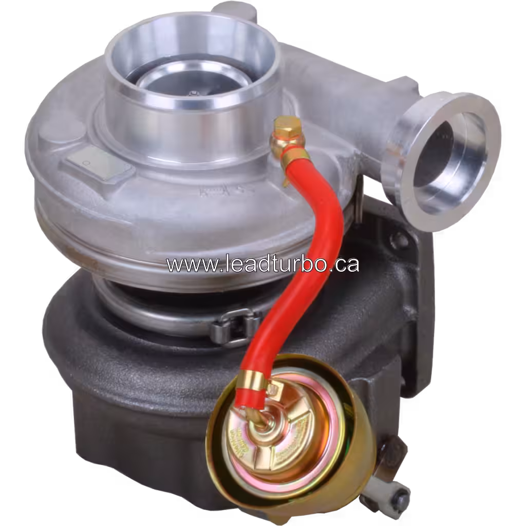 Vista lateral del turbocompresor aftermarket para motor Deutz TCD2013