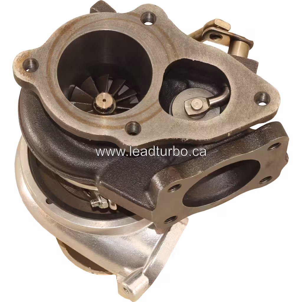 Turbocompresseur 49178-05200 TD05 pour Mitsubishi Eclipse 2.0L bottom 45 degree view