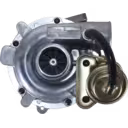 Turbocompresseur 8973311850 RHF4 avec actionneur doré et flexible bleu