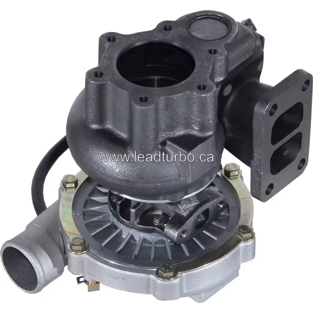 Turbolader 709942-5001 GT3571S für Perkins Vista 6 177HP bottom 45 degree view