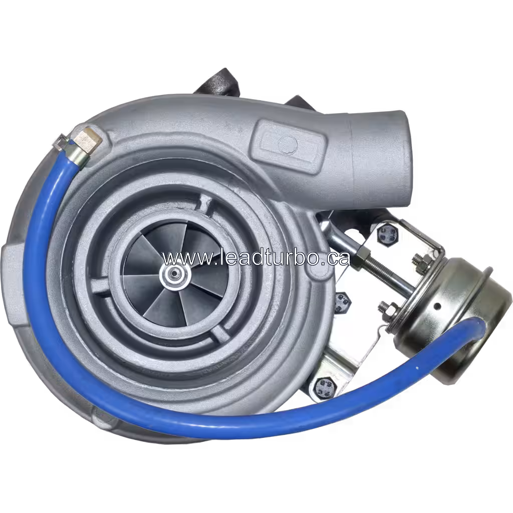 Turbosprężarka 167302 S2EGL-112 do CAT 325B, widok z przodu