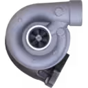 Turbosprężarka 2674A177 S1B widok z przodu – obudowa kompresora i turbiny, numery referencyjne OEM 317166, 317257