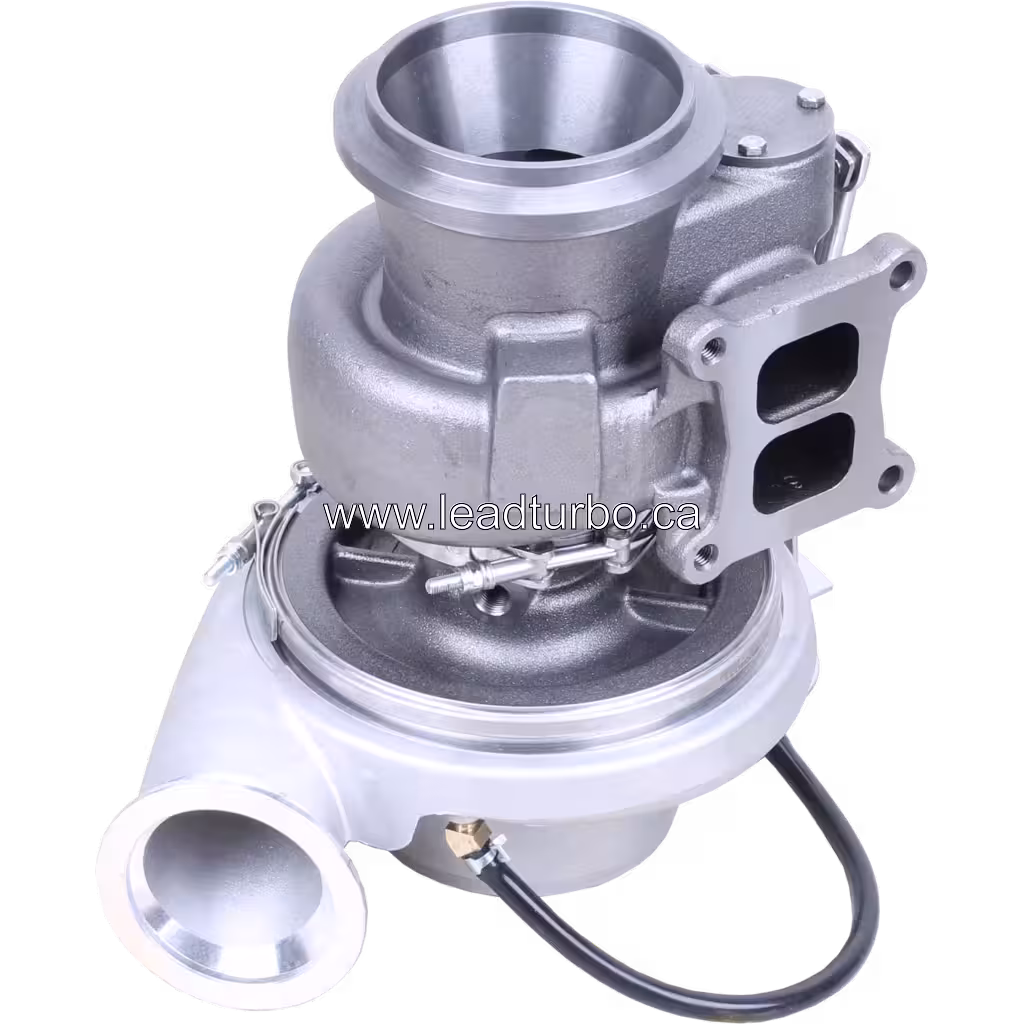 Turbosprężarka 3792809H HX55W – zamiennik do Cummins QSM11, M11 bottom 45 degree view