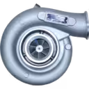 Turbosprężarka 4038475 HX35 do Cummins 6BTAA widok z przodu