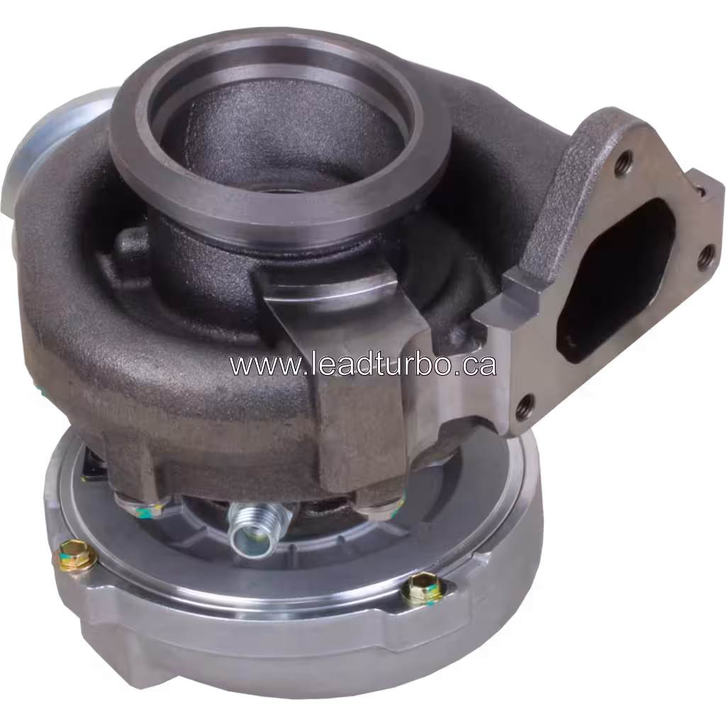 Turbosprężarka 709837-5002S GTA2256V – Zamiennik do OM612 bottom 45 degree view