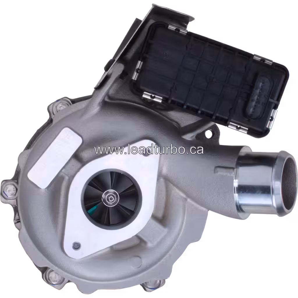 Turbosprężarka 812971-9 GTB22V widok z przodu – zamiennik do Ford Ranger i Mazda BT-50