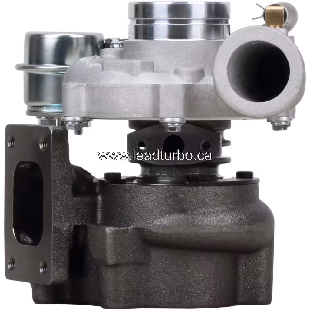 Turbosprężarka zamiennik do silnika Foton BJ493ZLQ3-85KW widok z przodu