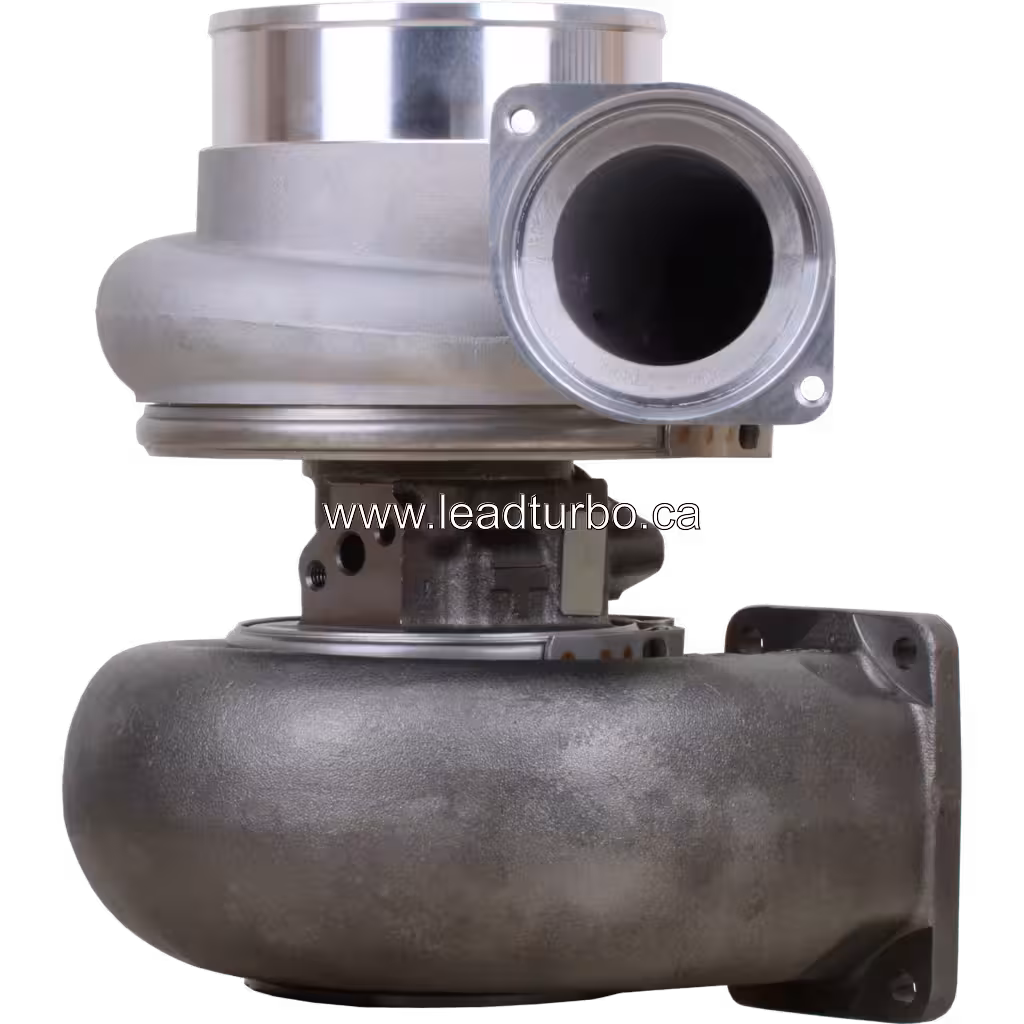 0R9899 GT5002 Turbolader für CAT 3406W, Frontansicht mit Kompressor-Einlass