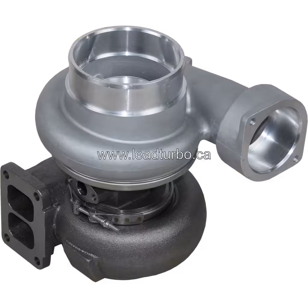 GT5002 Turbolader mit silbernem Kompressor- und dunklem Turbinengehäuse, OEM Ref 1795922