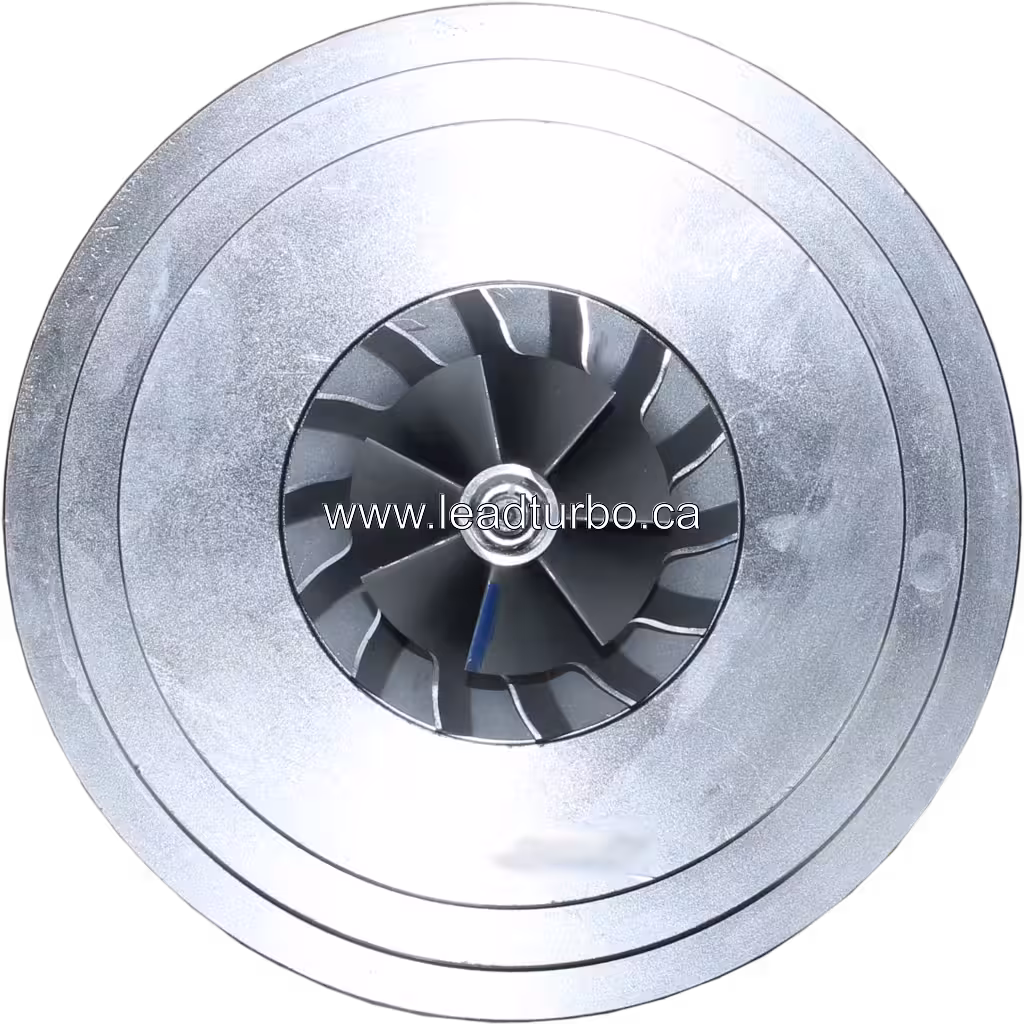 12707100000 S200G-3071NRAKB turbo core front view showing compressor wheel