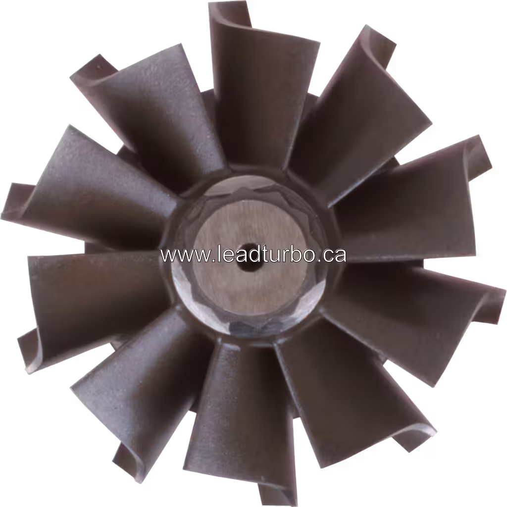 317877 TW Turbine Wheel for CAT 325B S200S017 Turbocharger top view