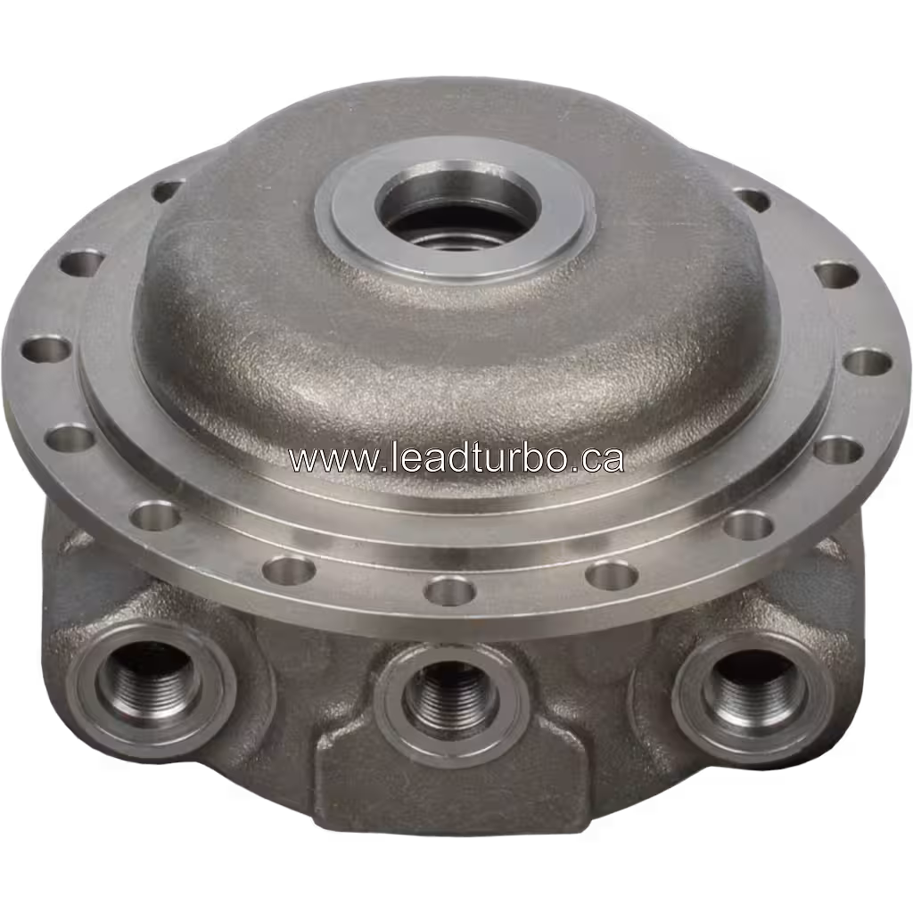 Корпус підшипника турбокомпресора 3536591 HX83 для Cummins QSK60 bottom 45 degree view