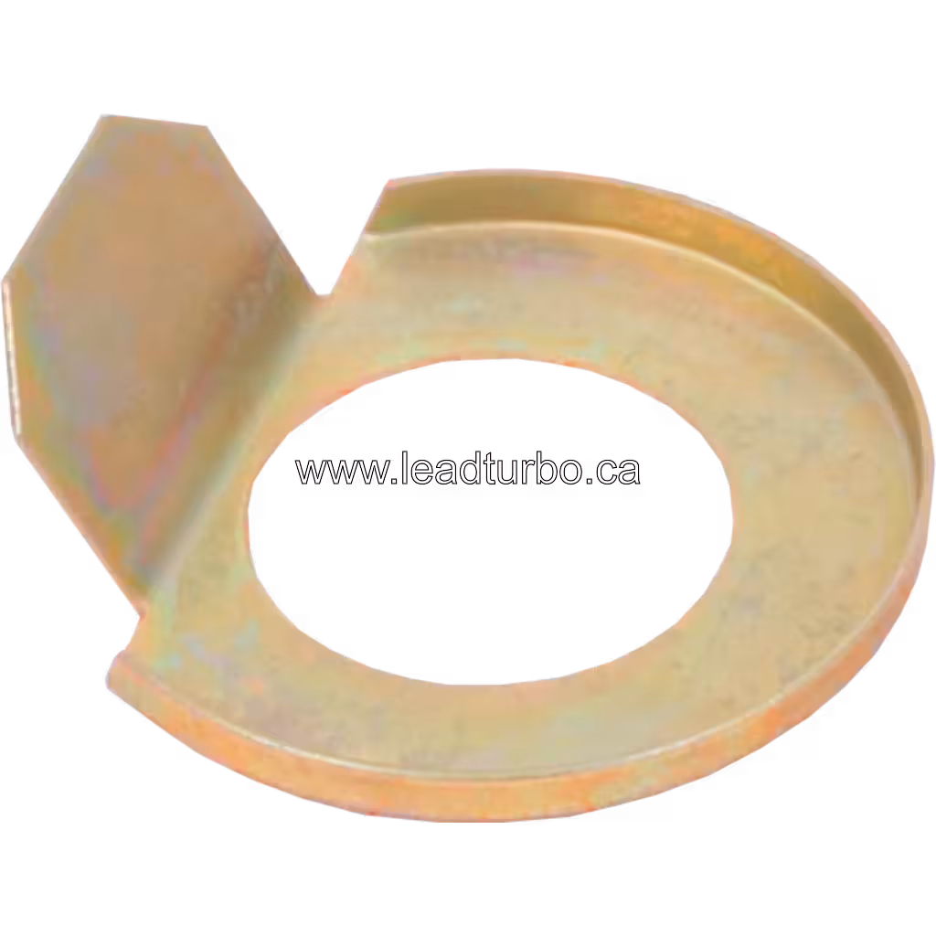 3597180 OD Oil Deflector HX35W Turbocharger 45 degree view