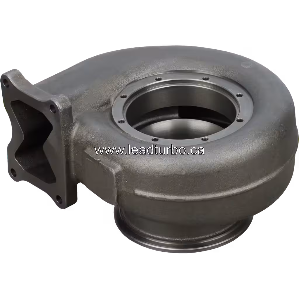 4025150 TH Carcaça de Turbina HX83 para Cummins QSK50 bottom 45 degree view