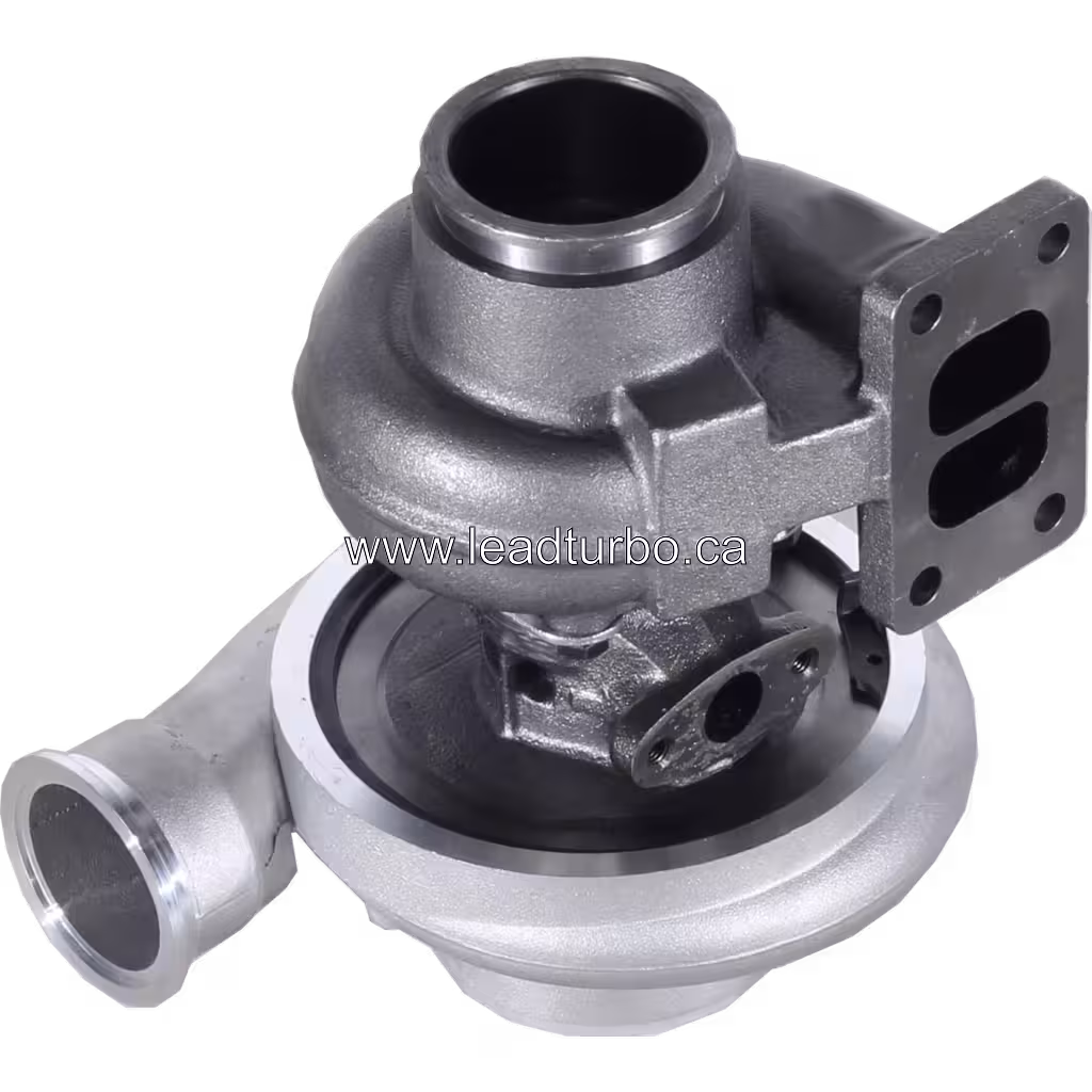 Турбокомпресор 4038475 HX35 для двигунів Cummins 6BTAA bottom 45 degree view