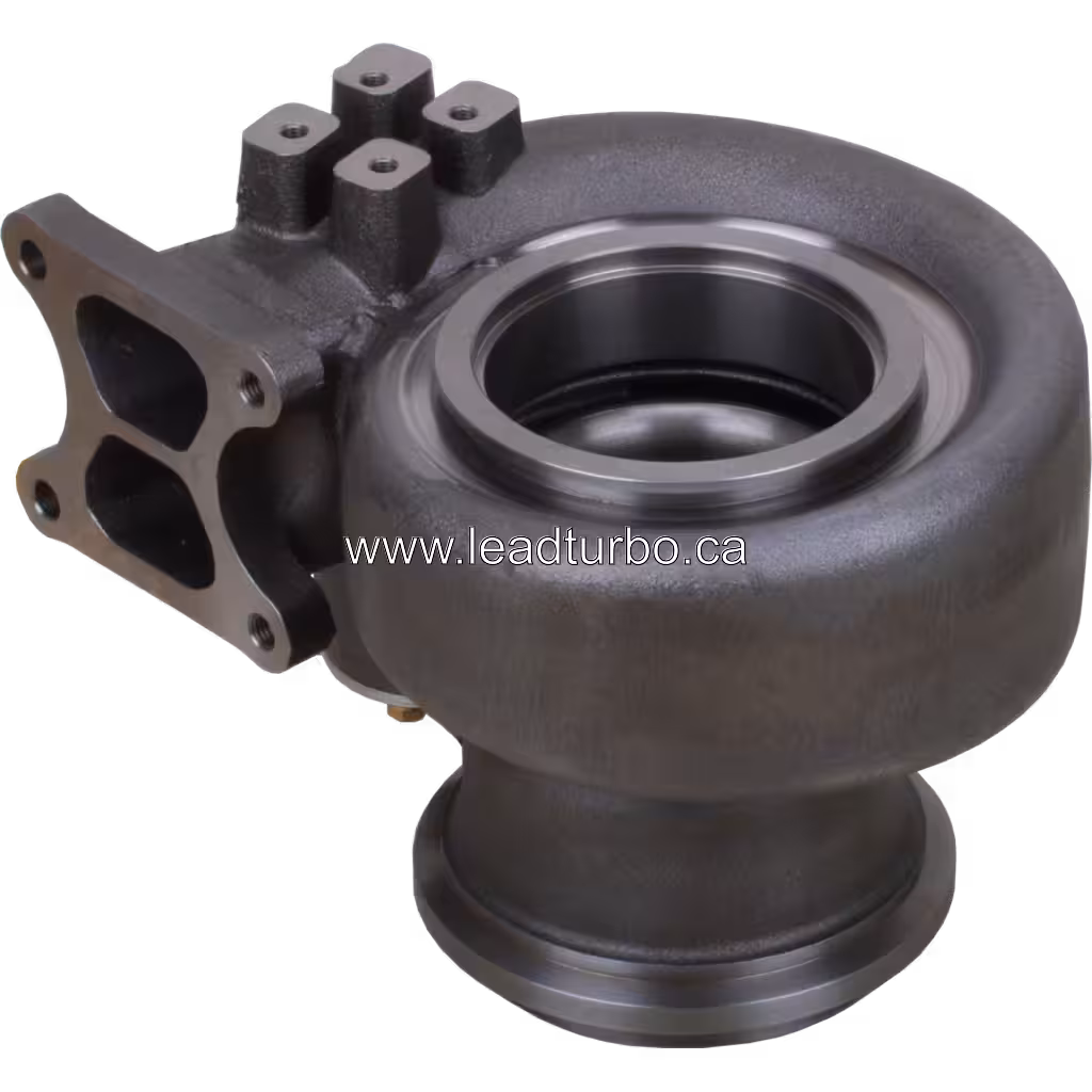 Корпус турбіни 446464-0046 GT5002 для CAT C15 та 3406E bottom 45 degree view