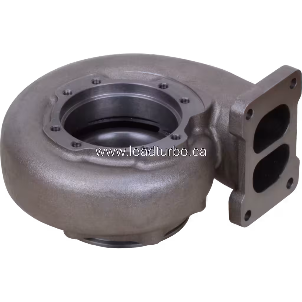 6505-31-4320 Turbine Housing for Komatsu HD785-5 Turbocharger bottom 45 degree view