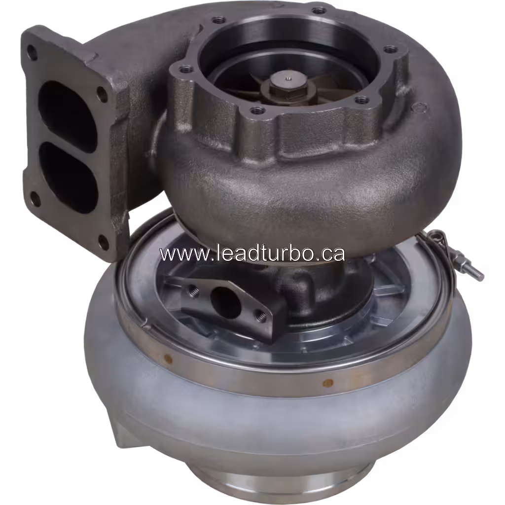 Komatsu HD325-6 Turbolader 6505655030 Seitenansicht