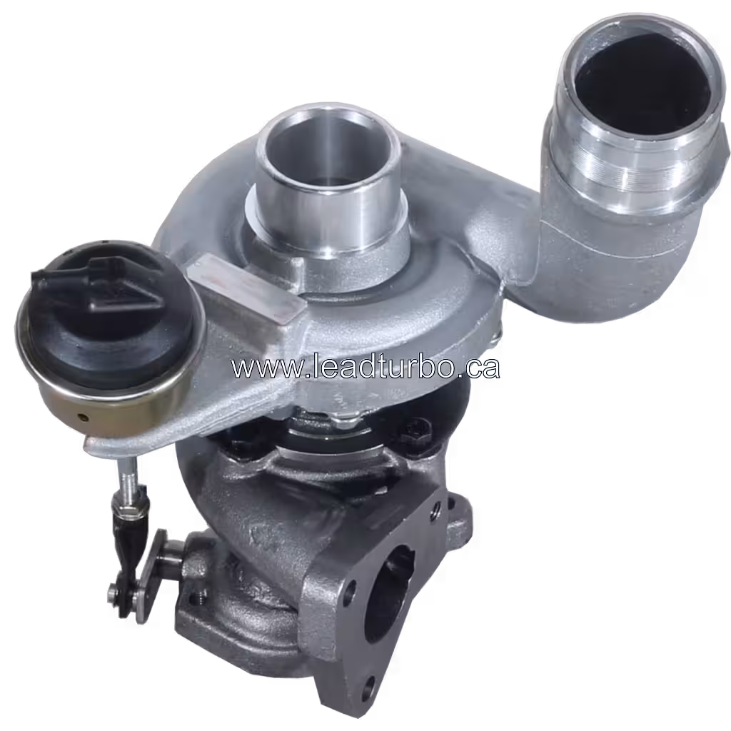 Vista lateral del turbo 7700107795 referencia 700830-0001