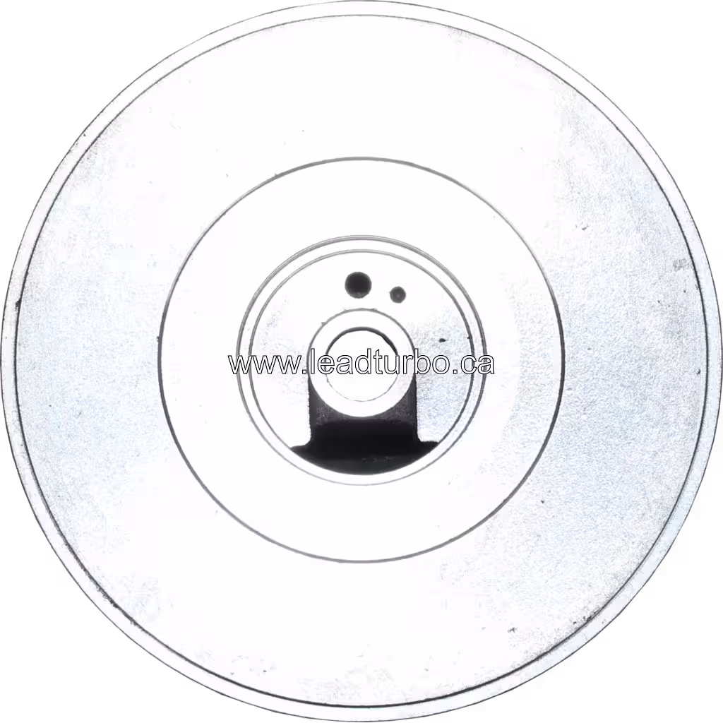 Bearing housing FOR 3592766 BH для HX35W CUMMINS: фронтальний вигляд з фланцем