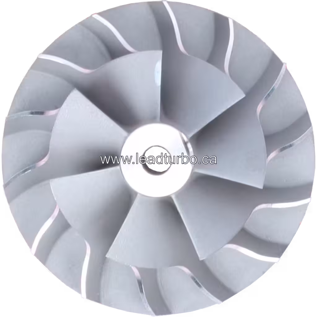 Compressor Wheel 166384 für CAT 3116T (S2ESL105) – Aftermarket Ersatz top view