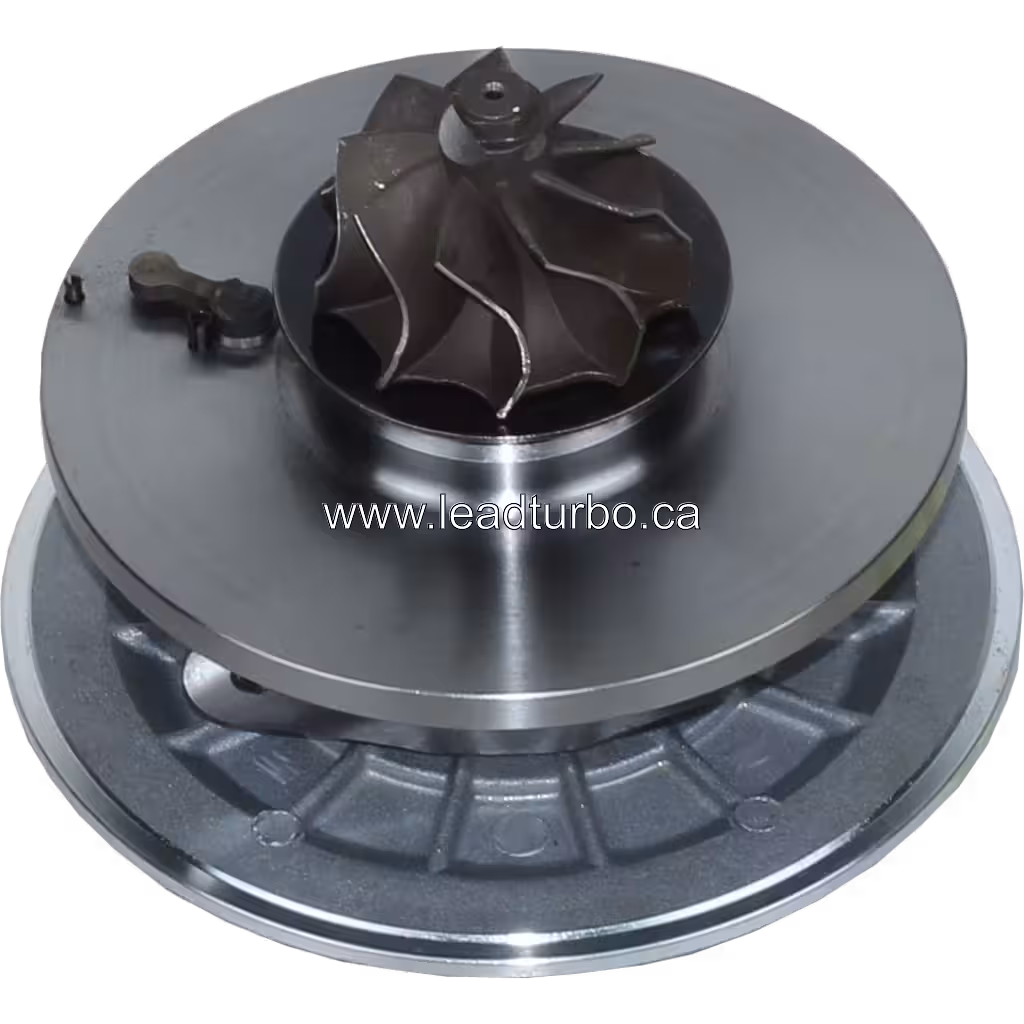 Core турбокомпресора 14411EB300 (GTA2056LV) для Nissan Pathfinder 2.5 DI bottom 45 degree view