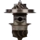 Vista frontal do Core 712371-5039 GT5002BS com roda do compressor
