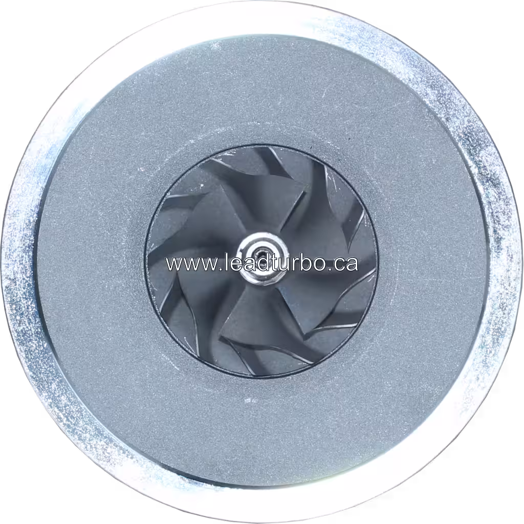 Core J96 FOR 736210-0005 com roda de compressor prateada e carcaça de cartucho preta