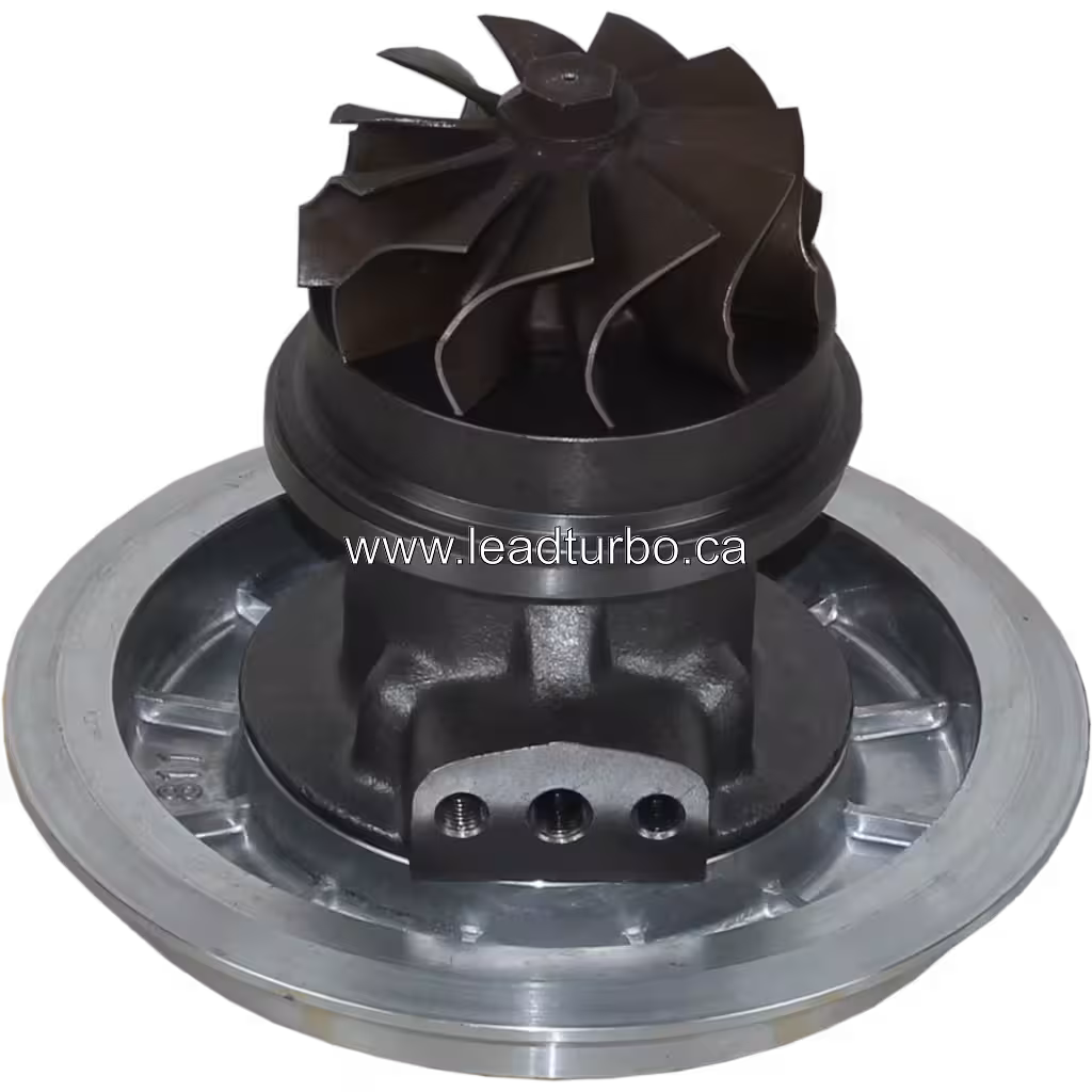 Core турбокомпресора KTR110G-Q76B для KOMATSU GD825A-2 (6505-52-5440) bottom 45 degree view