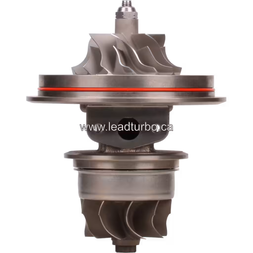 Core turbo S400 FOR 316850 vue avant avec roue compresseur et turbine
