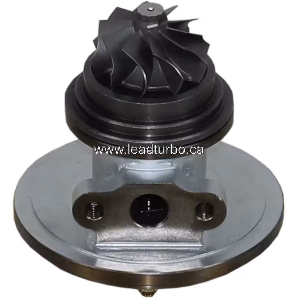 Core turbosprężarki HP55 1008200FA01 do JAC Truck HFC4DA1-1 bottom 45 degree view