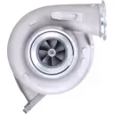 Cummins ISX1 turbocharger replacement front view