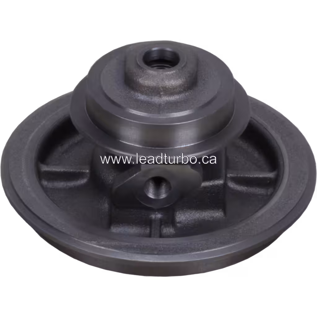 Logement de palier 4038184 pour Turbo HX52 Scania K Bus bottom 45 degree view
