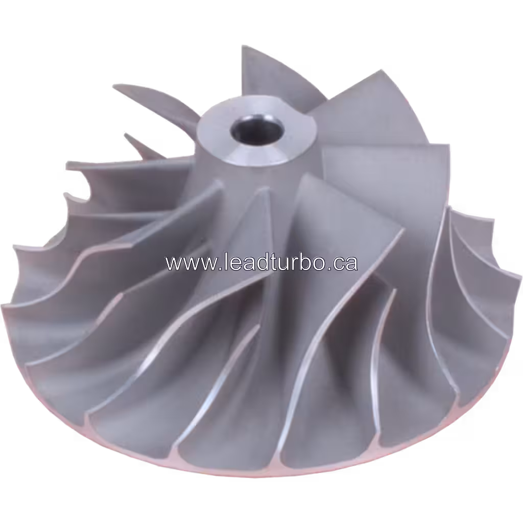 Roue de compresseur pour turbo J96 - Ref. 6505-61-5051 CW 45 degree view