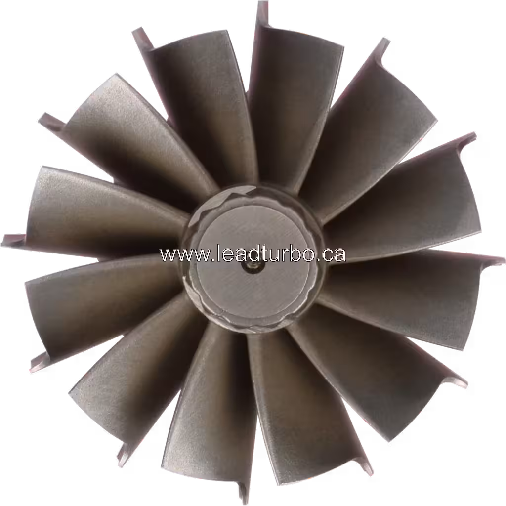Roue de turbine 3522880-70 pour Turbo H1E Perkins CV8 360G top view