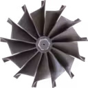 Détail roue turbine KTR130-11F moteur SA6D155-4A