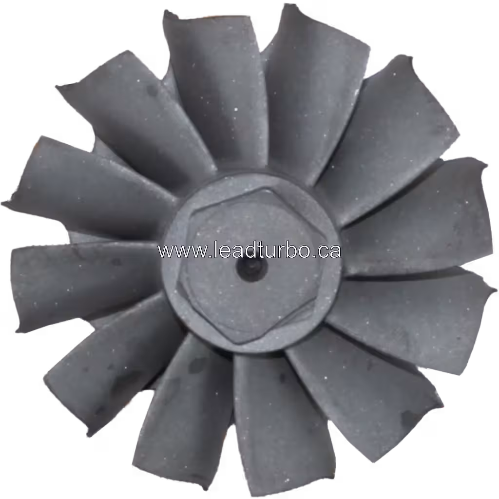 Roue de turbine TTIN150421 pour turbocompresseur J96 top view