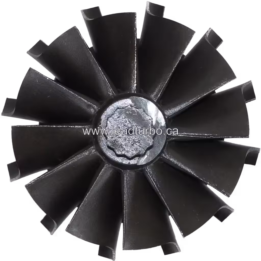 Repuesto rueda de turbina J96 vista lateral