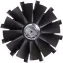 Repuesto rueda de turbina J96 vista lateral