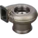 HX83 Turbine Housing Ersatzteil, Detailansicht des zylindrischen Einlassflansches mit bearbeiteter Kante