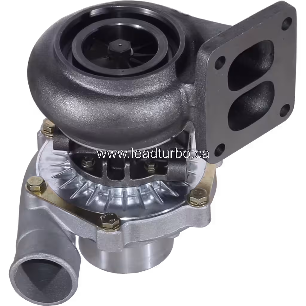 Turbo 466334-0008 TA3401 Reemplazo para John Deere 6359T bottom 45 degree view
