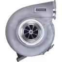 Detalle de turbocompresor HE551 para flotas Volvo