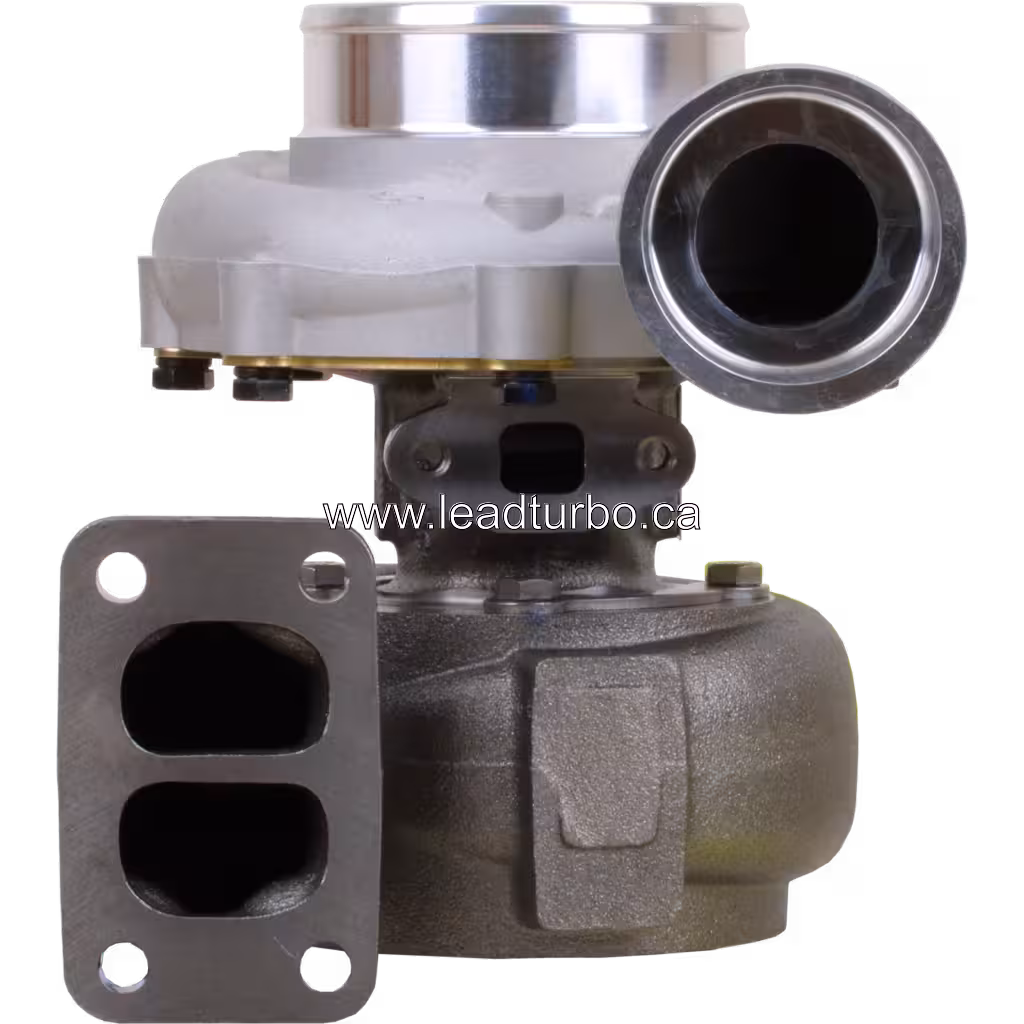 Turbo S200 318766 com carcaça do compressor e rotor visível