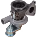 Turbo TD03 para Ford Fiesta/Focus 1.6 TDCi vista traseira