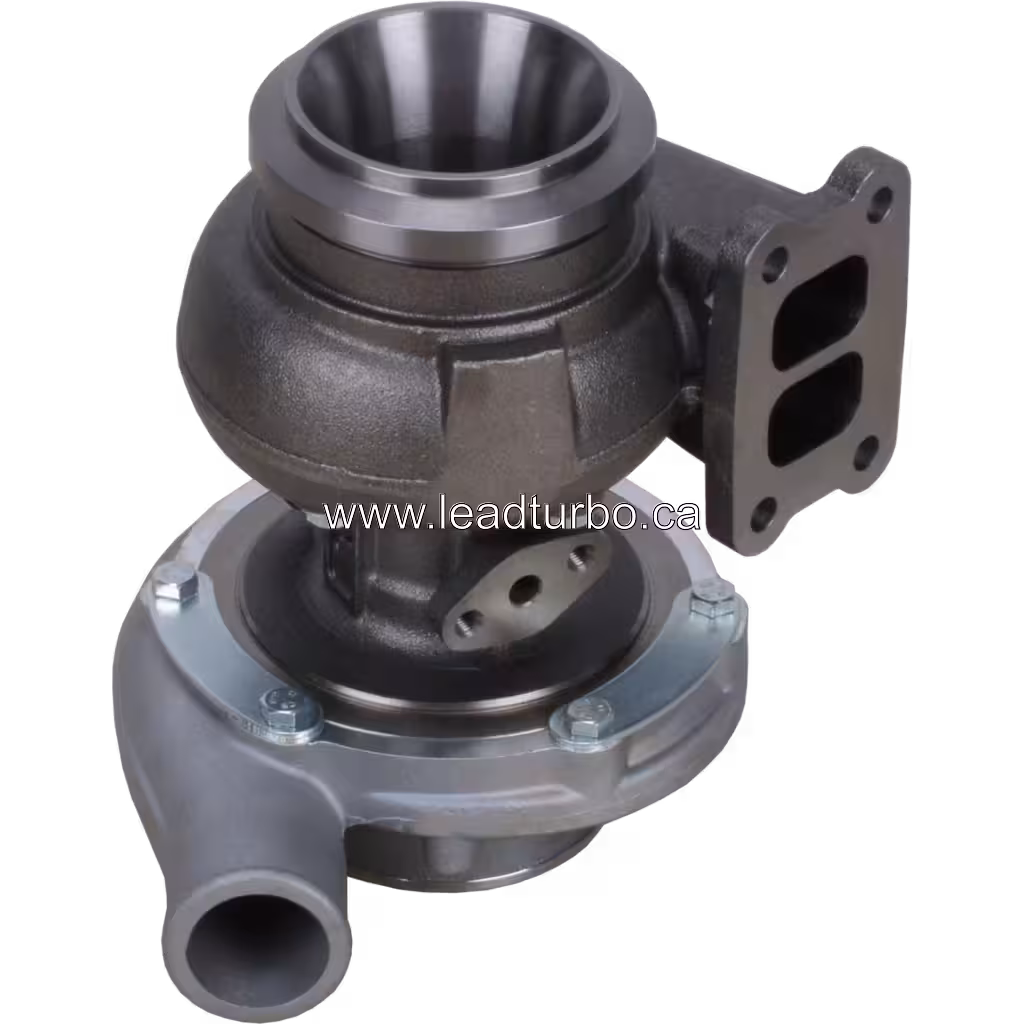 Vista inferior del turbo S2ESL-113 mostrando la sección central y montaje