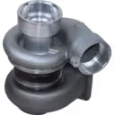 Vista lateral del turbocompresor para maquinaria D6G