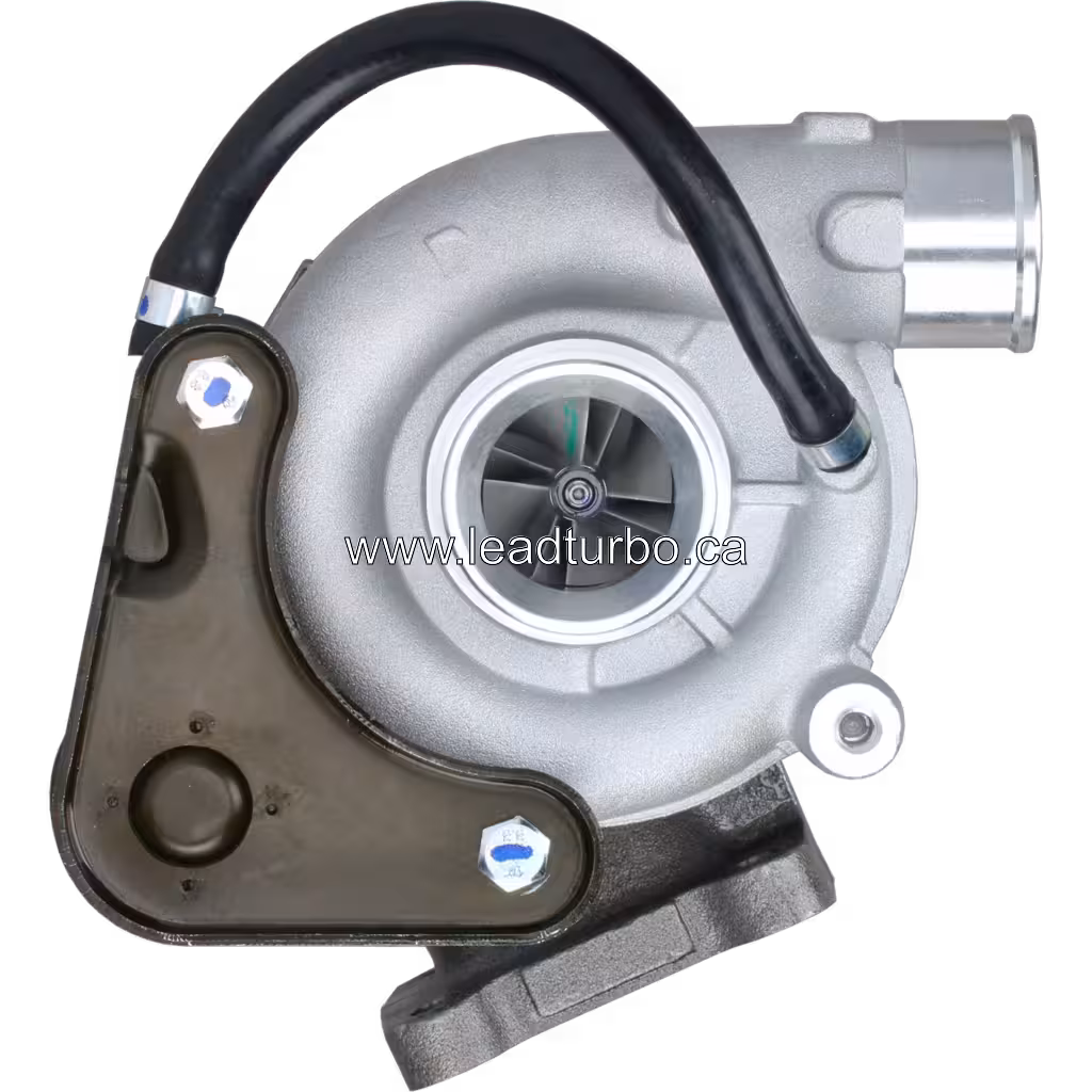 Detalle del alojamiento del turbocompresor Toyota 2L-T