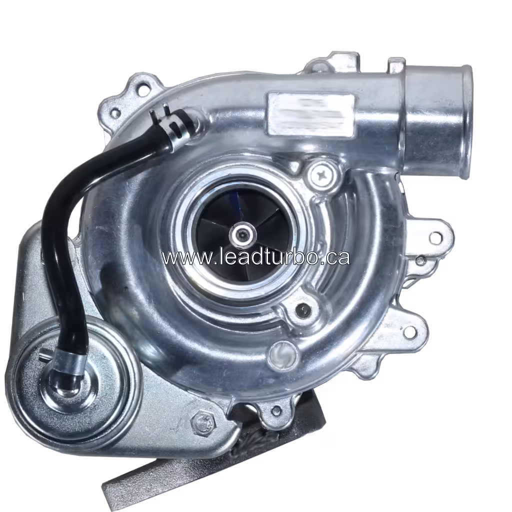Turbocompresseur 17201-0L030 avec carter compresseur argenté et carter turbine sombre